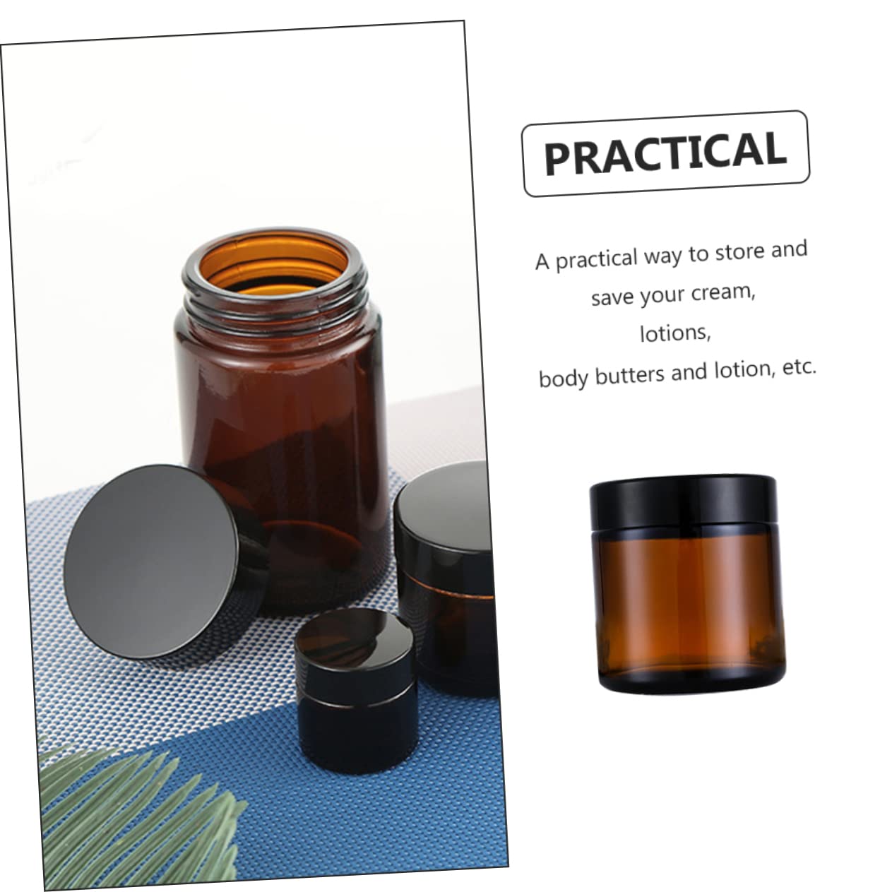 15piezas Botellas de Cosméticos Vacías de Viaje Caja de Muestra de Cosméticos Prueba de Fugas para Botellas de Facial y Rellenable