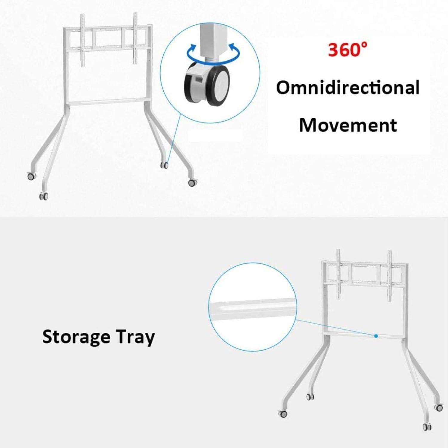 ユニバーサルスイベルテーブルトップTVスタンドステンレススチールクイックリリースTVフロアブラケット3265インチTV用ブラックTV