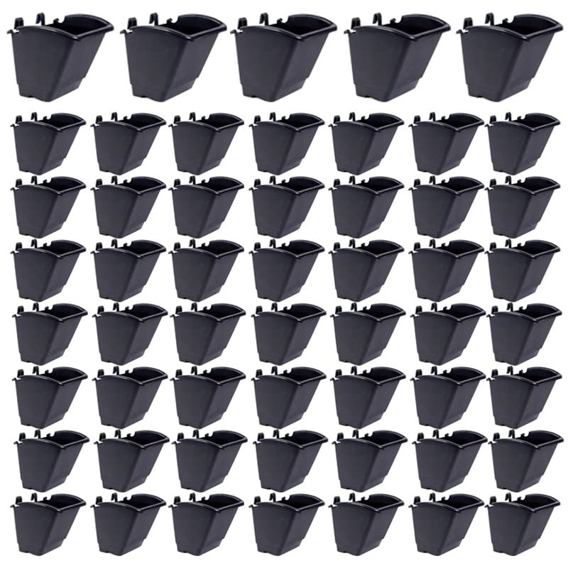 4K agro Vertical Wall Garden 50 Hanging Pots 100% Virgin for Good Looking Garden for House, Villa, Office (Black, Color) (B0B34KGN81) Amazon Price History, Amazon Price Tracker