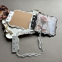 LZBRDY Lace Frame 3D Metal Cutting Dies for Scrapbooking - DIY Wedding Party Cards, Album Decor Stencils (4.8x4.3in)