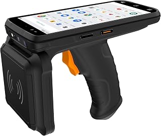 Rayoungtek N78SH Android 12 UHF RFID Barcode Scanner with Zebra SE4710 & Impinj E710, 4GB/64GB RAM, 4G LTE Rugged Mobile PDA
