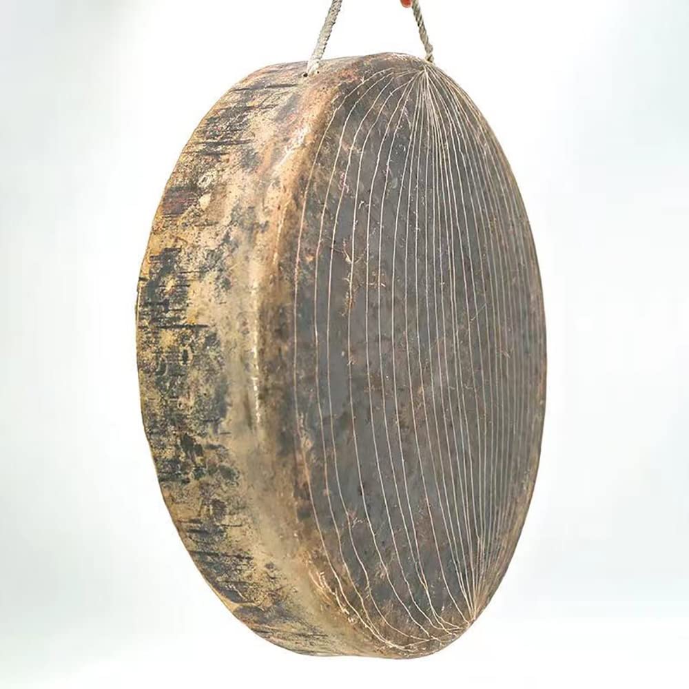 Gong Chino, Con Aspecto Envejecido Tradicional, Seleccionado A Mano Por Su Calidad, Hermoso Lavado, Sonido Relajante For La Curación, La Meditación Y El Yoga(12inch)