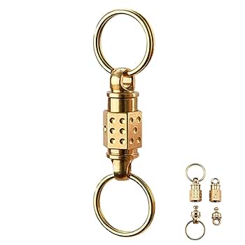 【AAKE】(Lining brushed) KEYRING TWO TUCK PT Amazon.com: TONYFY Brass Quick Release Keychain, Durable