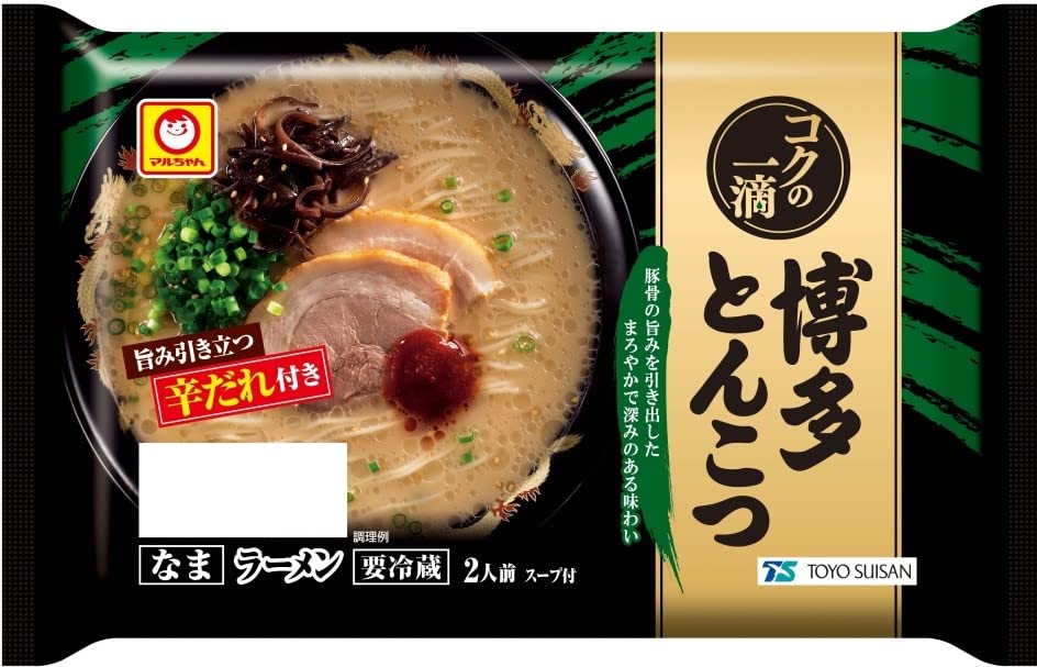 Amazon.co.jp: [冷蔵]東洋水産 コクの一滴 博多とんこつ 2人前 : 食品