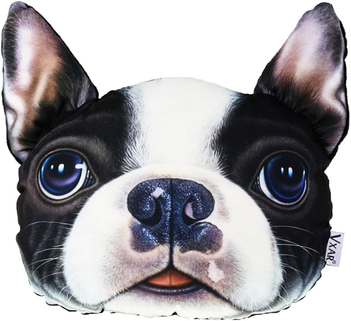 VXAR Auto Car Headrest Pillow Cushion (Bulldog)