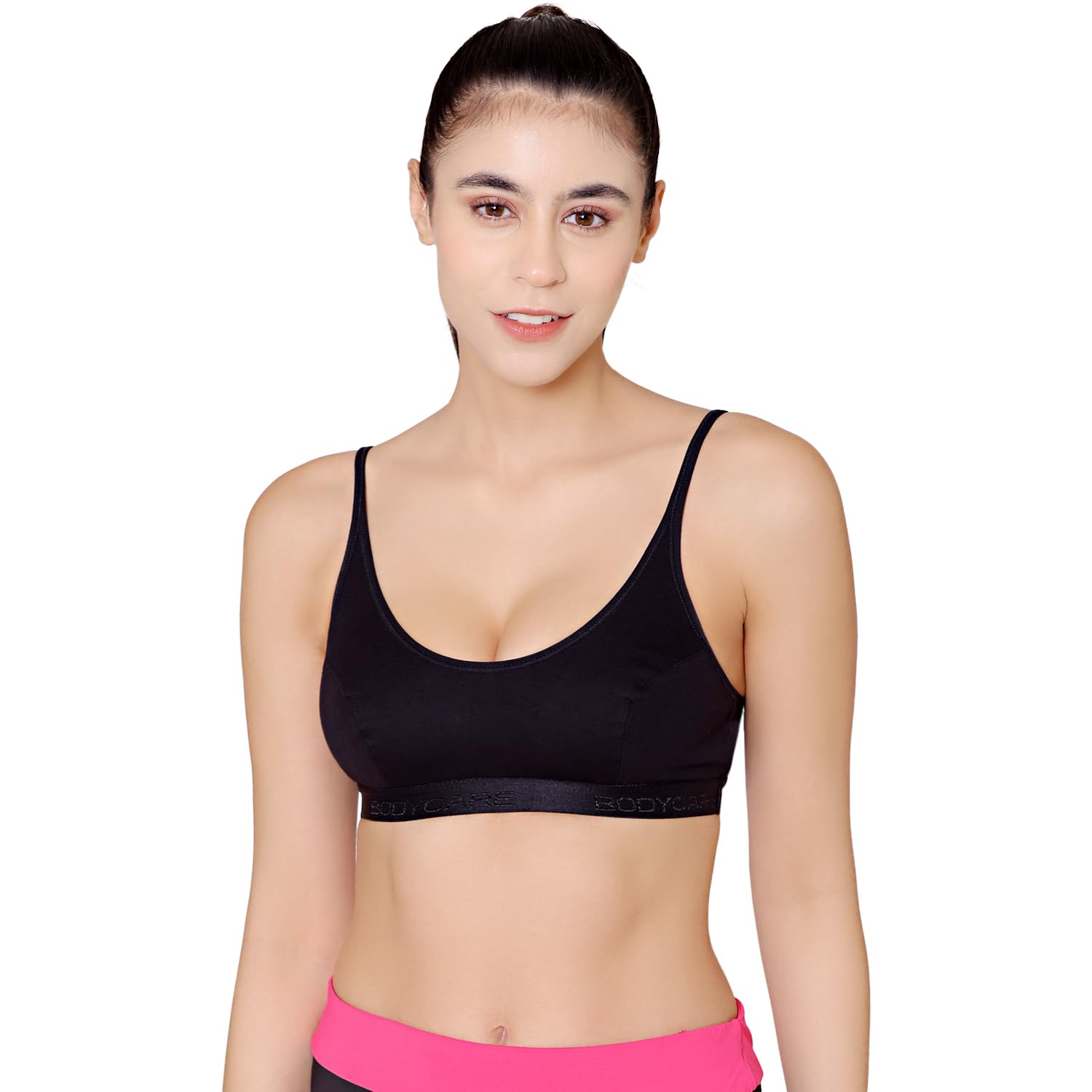 bodycare 1608 Sports Bra for Women, Full Coverage Workout Bra for Gym-picture-28