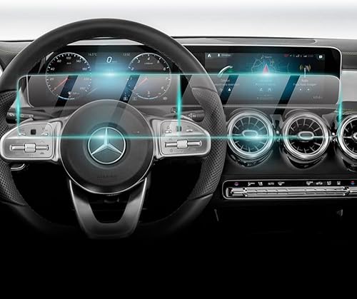 Miniatura 36 de IPG Protector de pantalla para MERCEDES BENZ TOUCHPAD Hydrogel Invisible Ultra HD Clear Film Anti Scratch Guard - Suave / Autocurable / Sin burbujas