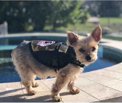 Miniatura 6 de Chaleco prémium para perro de apoyo emocional  Chaleco para perro ESA  Panel de enfriamiento de malla  Arnés de apoyo emocional para perro  Incluye