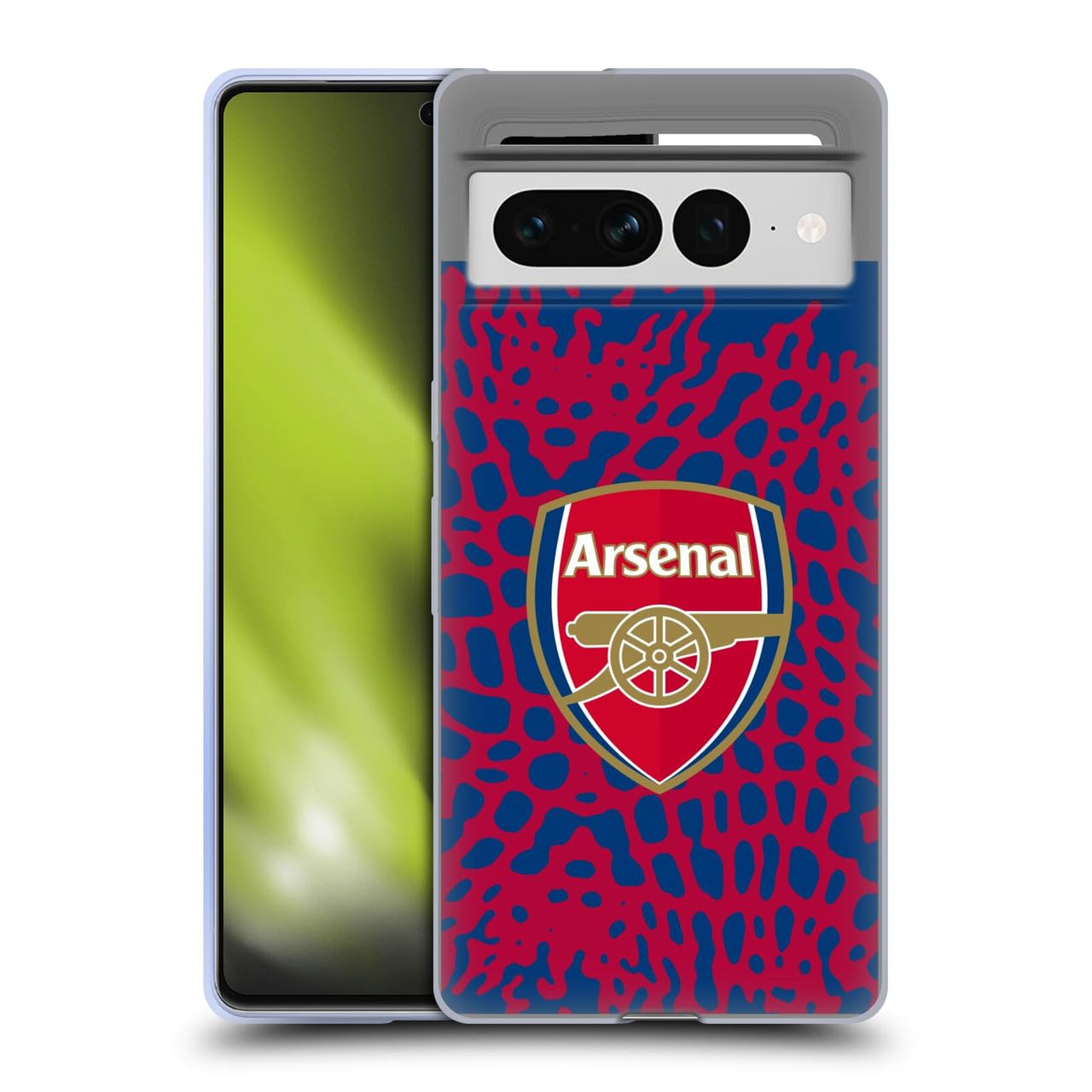 Head Case Designs Officially Licensed Arsenal FC Animal Pattern Logos Gel Case [Military Grade Protection] Compatible With Google Pixel 7 Pro