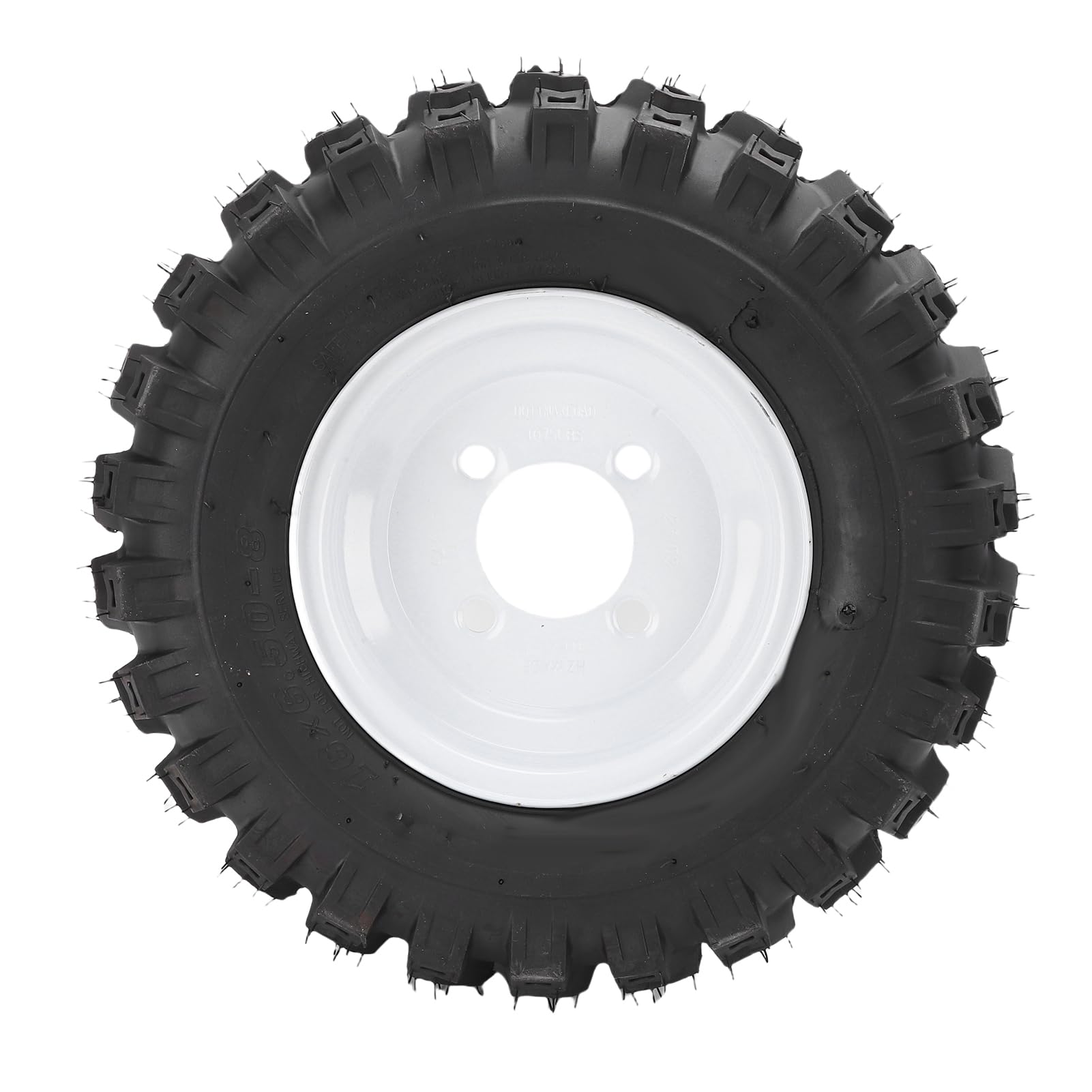 Tbest Neumáticos 16 X 6.50-8, Neumáticos 16x6.50-8 en Llanta con Buje Rueda de Estabilidad Todo Terreno Resistente para ATV UTV Go Kart Vehículo Agrícola Cortacésped