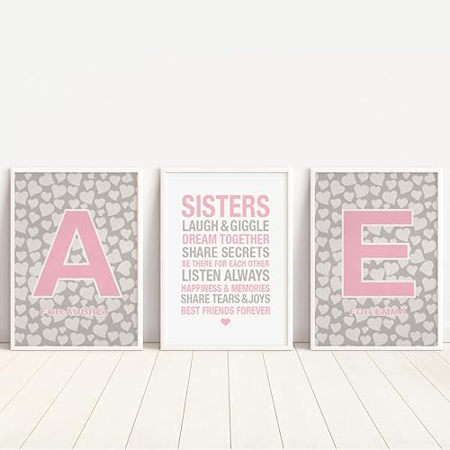 Sisters sign for room Sisters Wall Art Sisters Make the