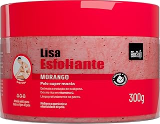 Soft Hair - Esfoliante Corporal Soft Hair Biosoft Lisa 300G Morango