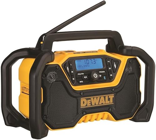 Miniatura 2 de DEWALT Radio Bluetooth portátil de 12 V/20 V Max, inalámbrica, rango de 100 pies, subwoofers de 3.5 pulgadas, lugar de trabajo (DCR028B)