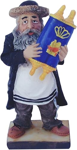 Figurita Jerusalén Recuerdo Simhat Torá 11 Cm X 4 Cm