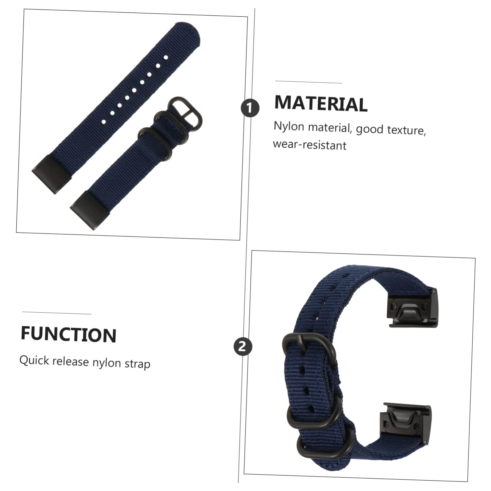 HOMSFOU Correa De Nailon Relojes De Pulsera Para Hombres Relojes De Ejercicio Para Hombres Relojes Deportivos Para Banda Para Reloj Correa De Reloj Inteligente Para