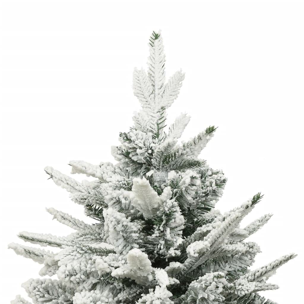 Árbol de Navidad artificial verde nevado 150 cm