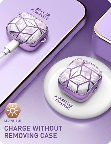 Miniatura 6 de i-Blason Cosmo Series - Funda diseñada para Airpods de 3 generación, funda protectora de 360 y elegante funda para Airpods de 3 generación,