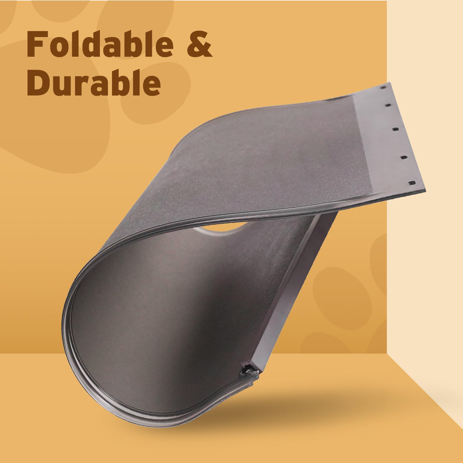 Aba Para Porta De Cachorro - PVC Resistente Para Cães De Grande Porte, Fácil Instalação