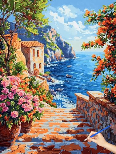 G C Paint by Numbers for Adults i hG DIYyCgoCio[ l̂߂̃NGCeBuȎ io[yCg  uV/ANyCgLbg q S H?? z[ ItBX Mt