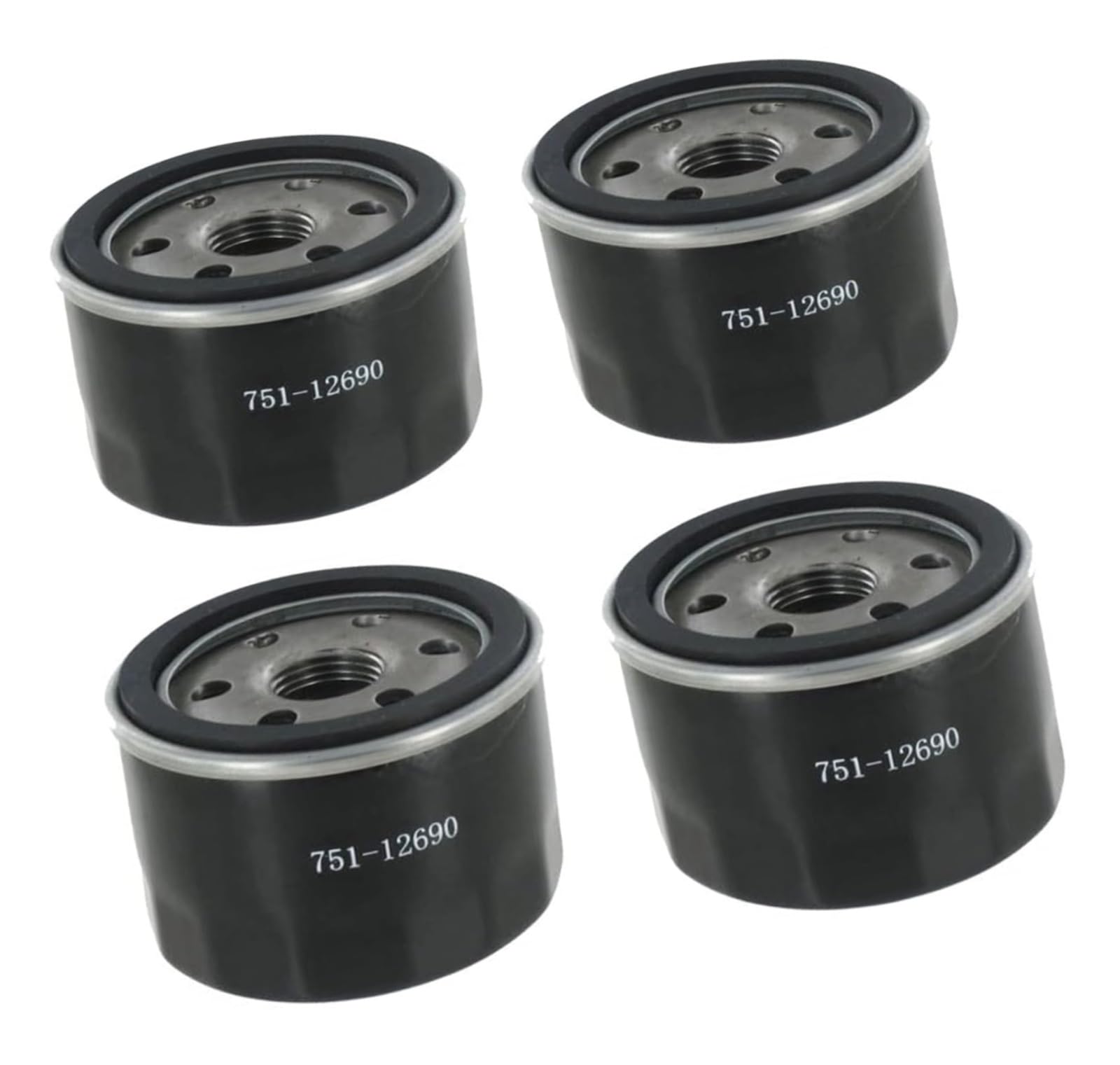 Reemplazo de filtro de aceite for motores MTD 751-12690 751-11501 951-12690, compatible con cortacésped y tractores de jardín(Pack of 4)