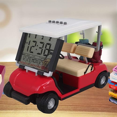 HKOO 2020 nueva versión pantalla LCD mini carrito de golf reloj para los fans de golf gran regalo para golfistas raza recuerdo novedad golf regalos