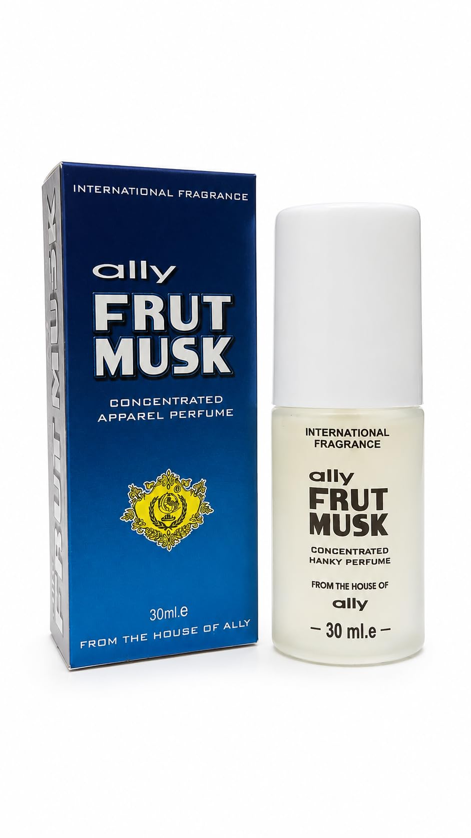 Ally Frut Musk Concentrated Hanky Perfume 30ml | Long Lasting Fruity Musk Fragrance | Apparel Perfume for Men & Women-picture-13