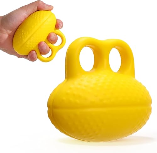Miniatura 7 de Fanwer Ejercitador de dedos, pelota de mano para apretar, entrenamiento de fuerza para fortalecer la mano, dedos y muñeca, ejercitador de extensión