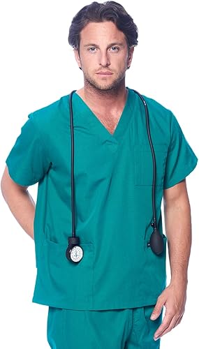 Miniatura 4 de Dagacci - Uniforme médico para mujeres y hombres, camisas médicas