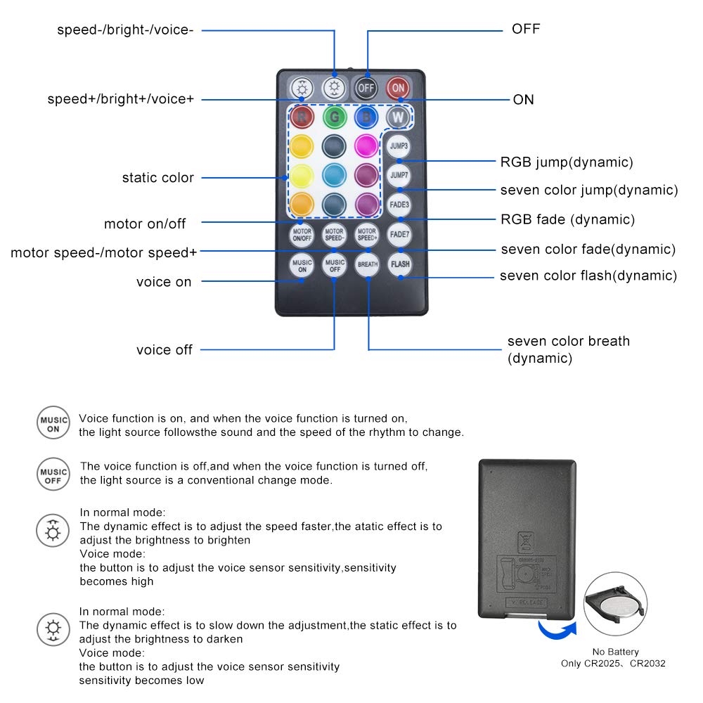 Kingmaled Sensory Lights 16W APP+Twinkle+Sound Activated Fiber Optic Curtain Lights for Sensory Room/Autistic Kids - Image 3