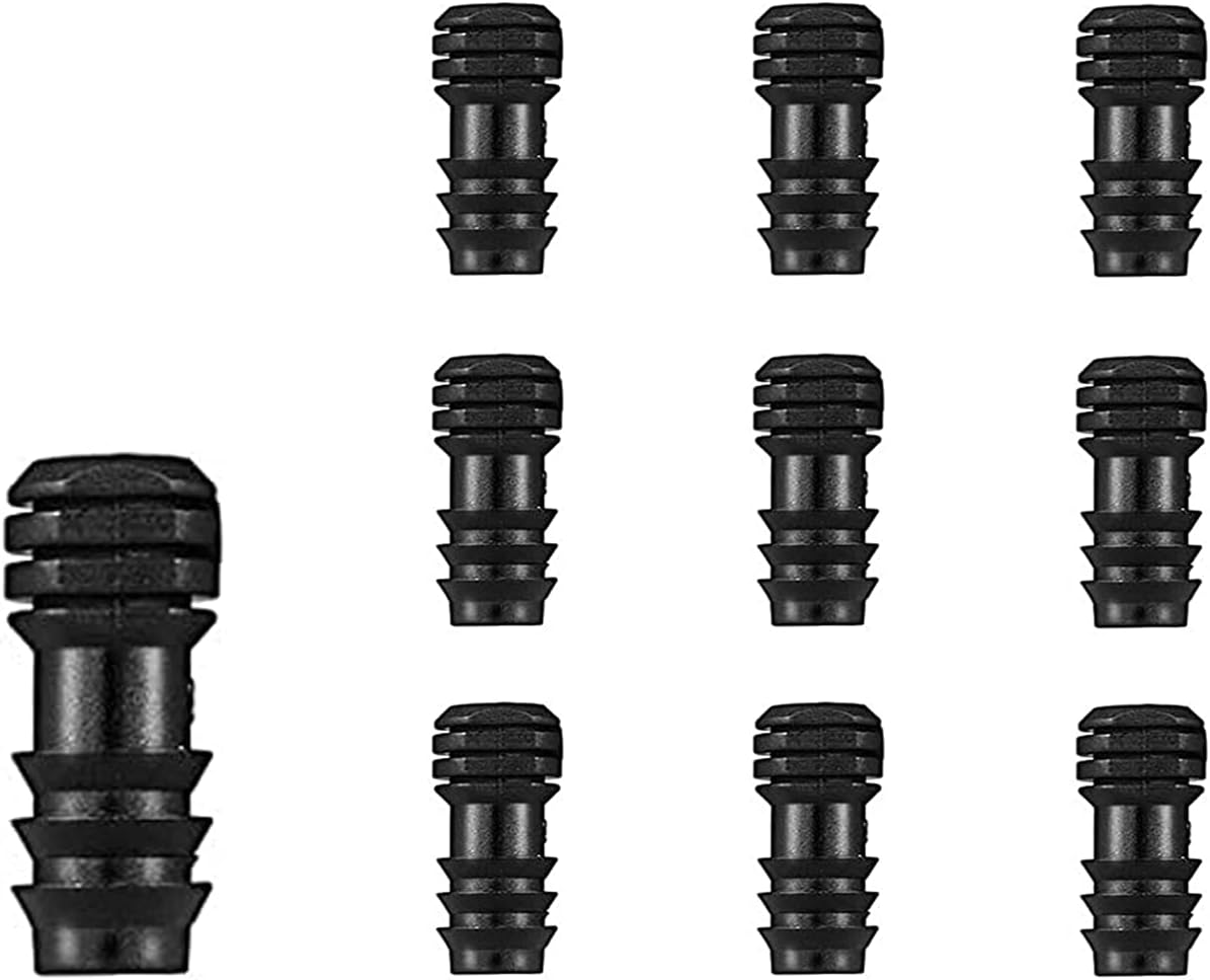 BEADNOVA Drip Irrigation Parts 10 Pcs 1/2 Inch Barbed End