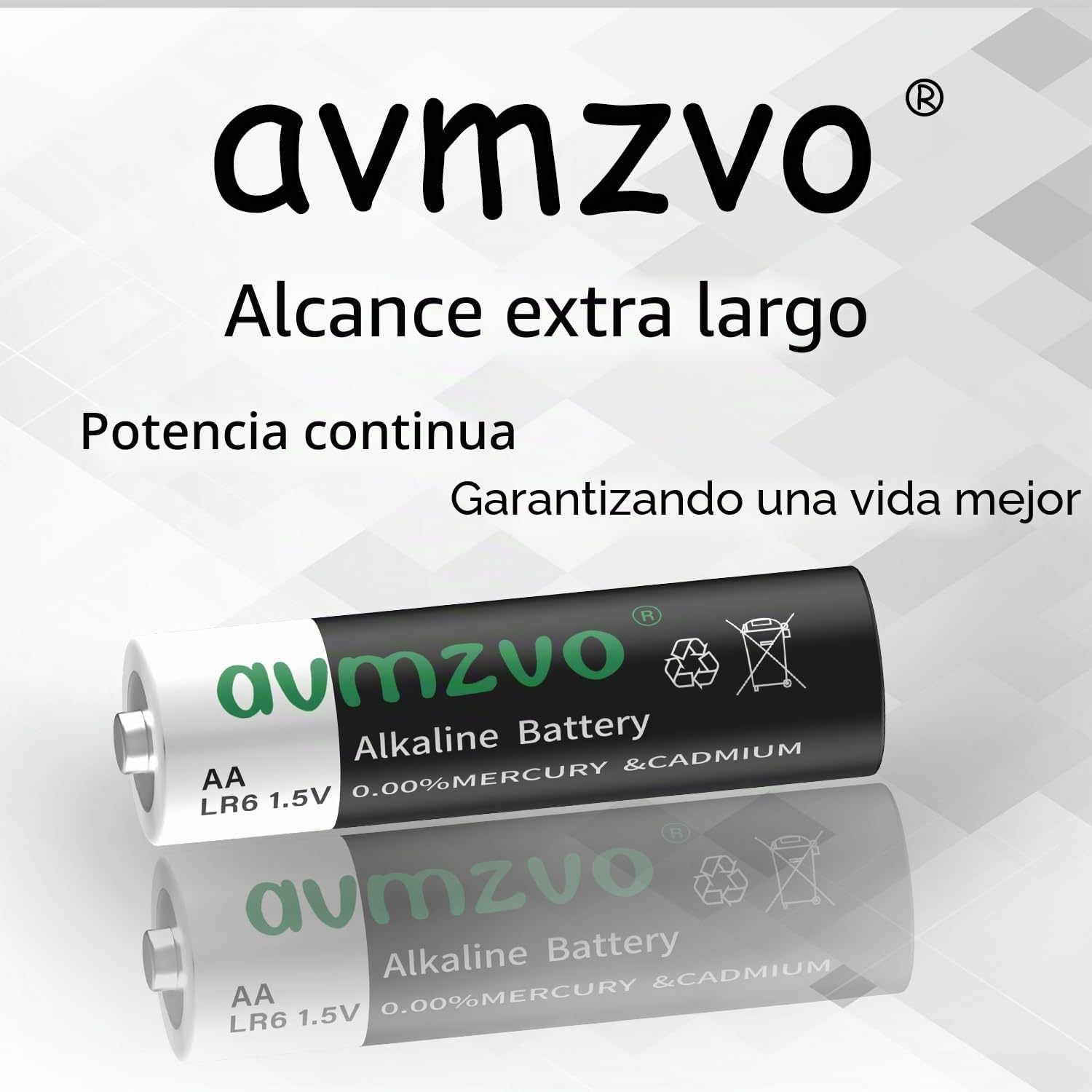 Pilas AA, LR6 1,5V, Potentes, 400 pilas alcalinas, potencia duradera, Pueden usarse para juguetes, alarmas y otros dispositivos electrónicos【10 años de garantía】