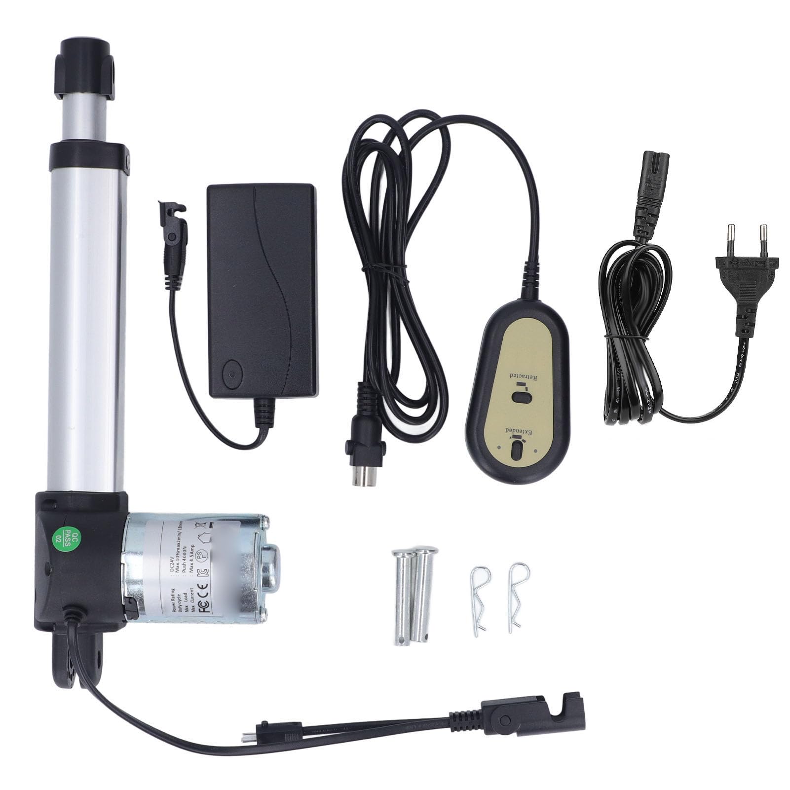 DC 24V Linearantrieb, Ausziehbarer Elektrischer Linearantrieb für Medizinische Geräte (EU-Stecker 100-240 V)