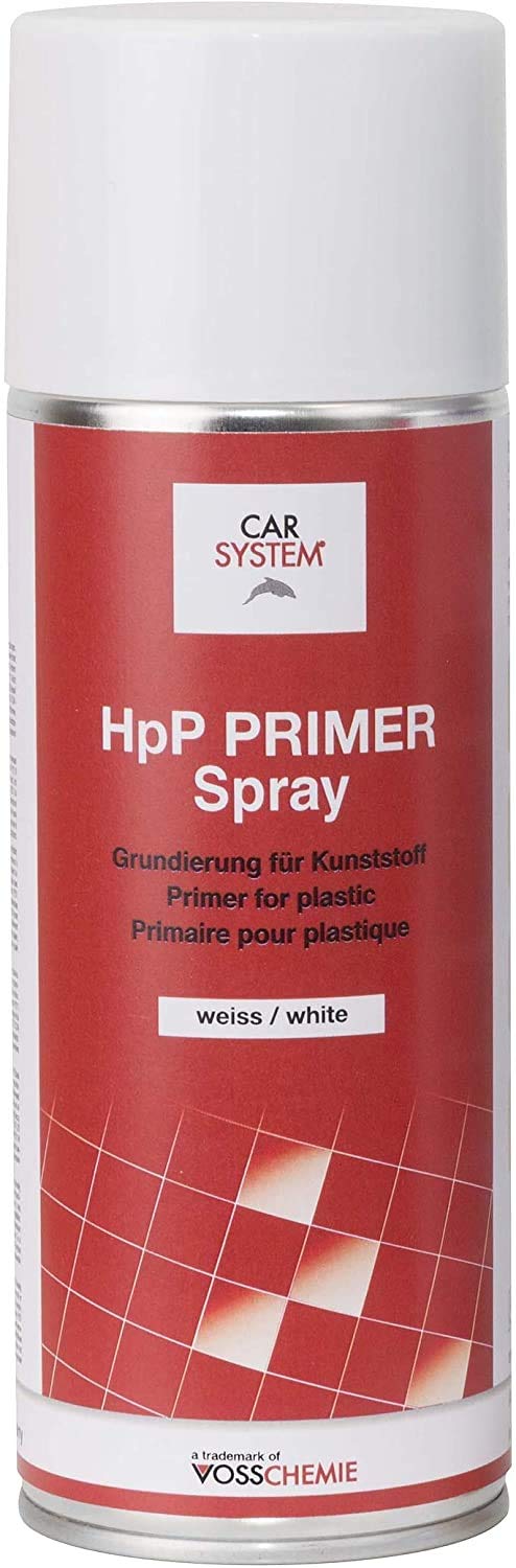 Carsystem White Aerosol Primer for Plastic