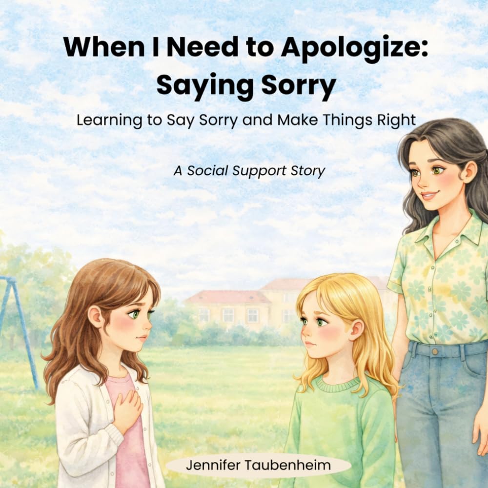 Apologizing Social Support Story: A Social Skills Story to Teach Kids About Apologizing and Making Amends