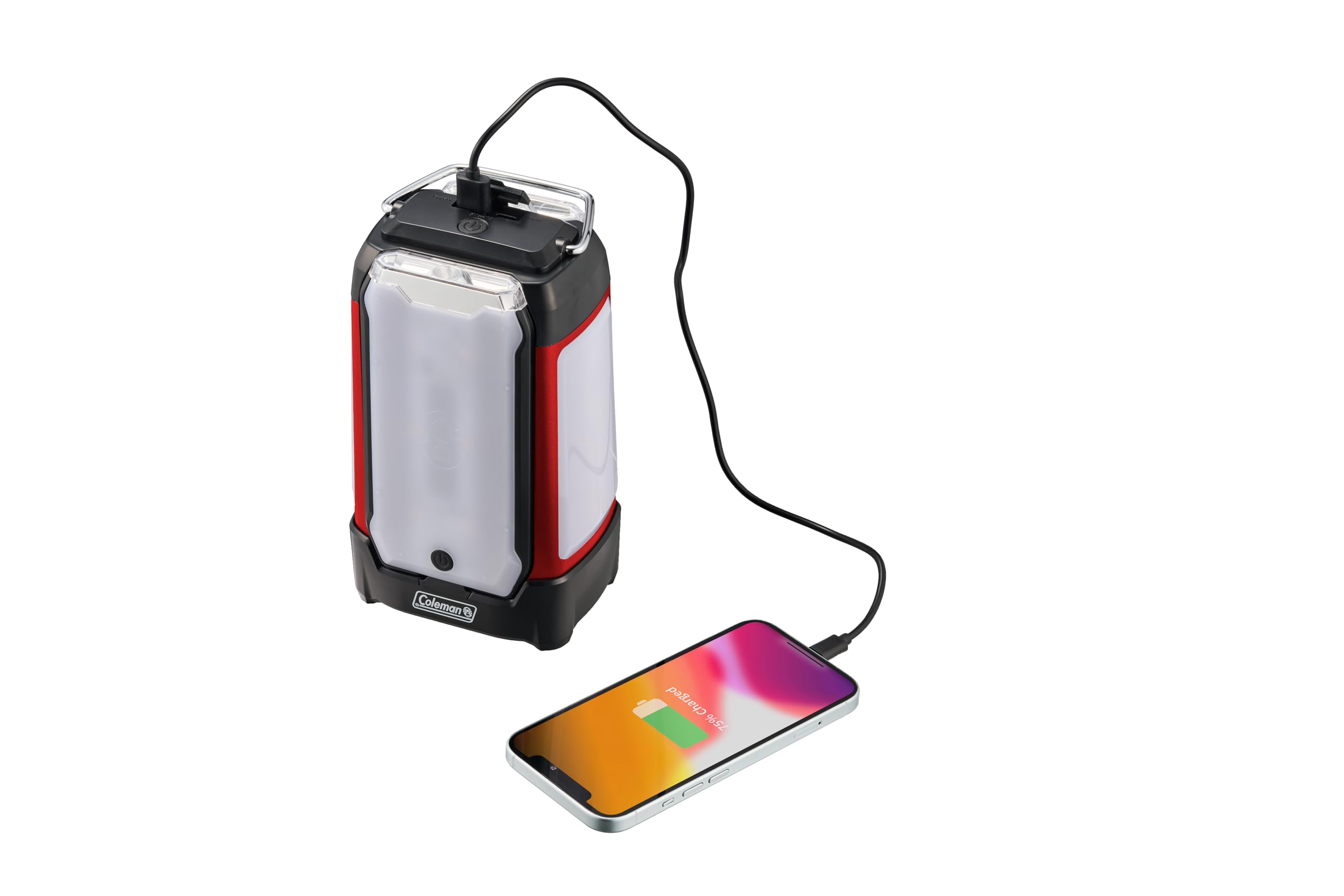 Coleman 2 Multi-Panel Lantern Plus (Red), LED, Disaster Prevention
