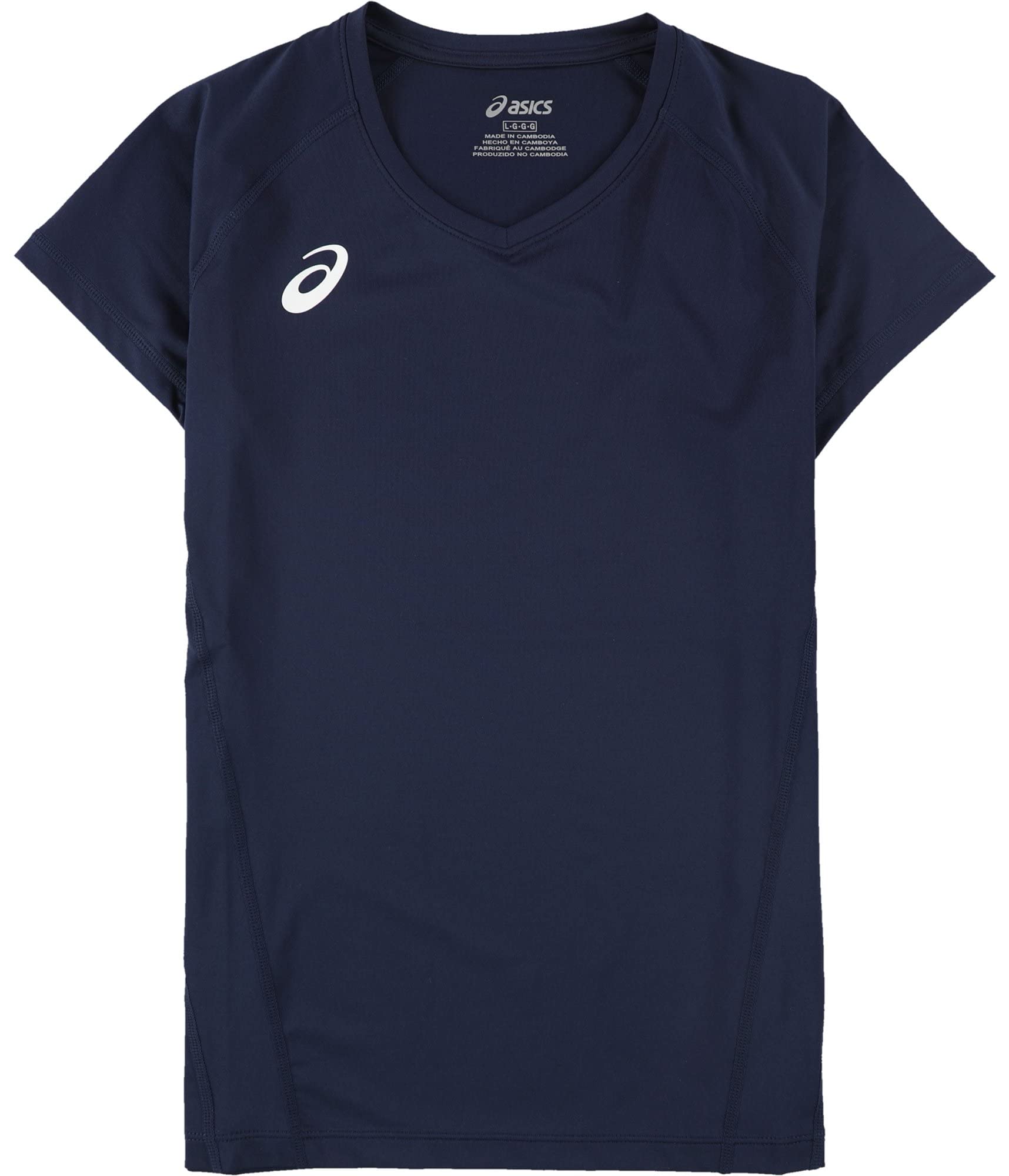 Asics 2054A01650L Y Spin Serve Volleyball Jersey Ss Team Navy/Team White L