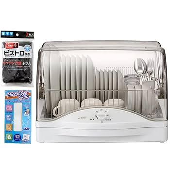 Amazon.co.jp: 三菱 食器乾燥機 キッチンドライヤー TK-E50A-W