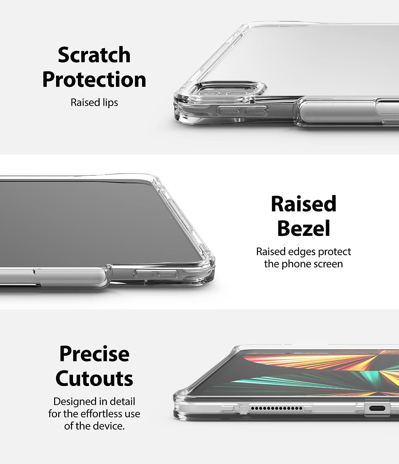 Ringke Fusion Plus Case Compatible with iPad Pro 12.9'' inch (2022/2021) - Image 5
