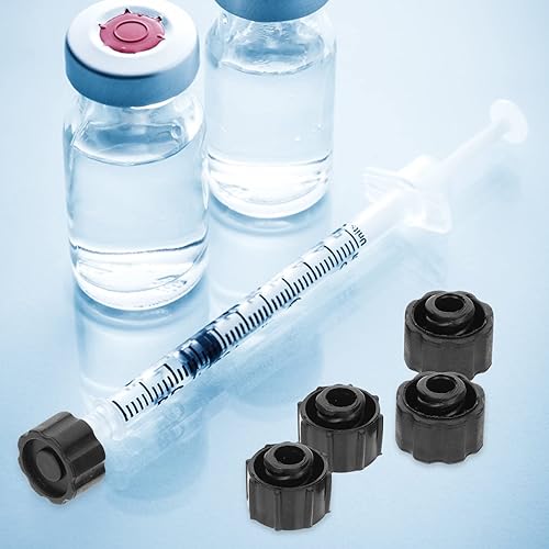 Miniatura 8 de Tapón de conexión, 50 unidades, sin aguja, tapa de conector Luer para tubos de alimentación, suministros de laboratorio, tubos de alimentación