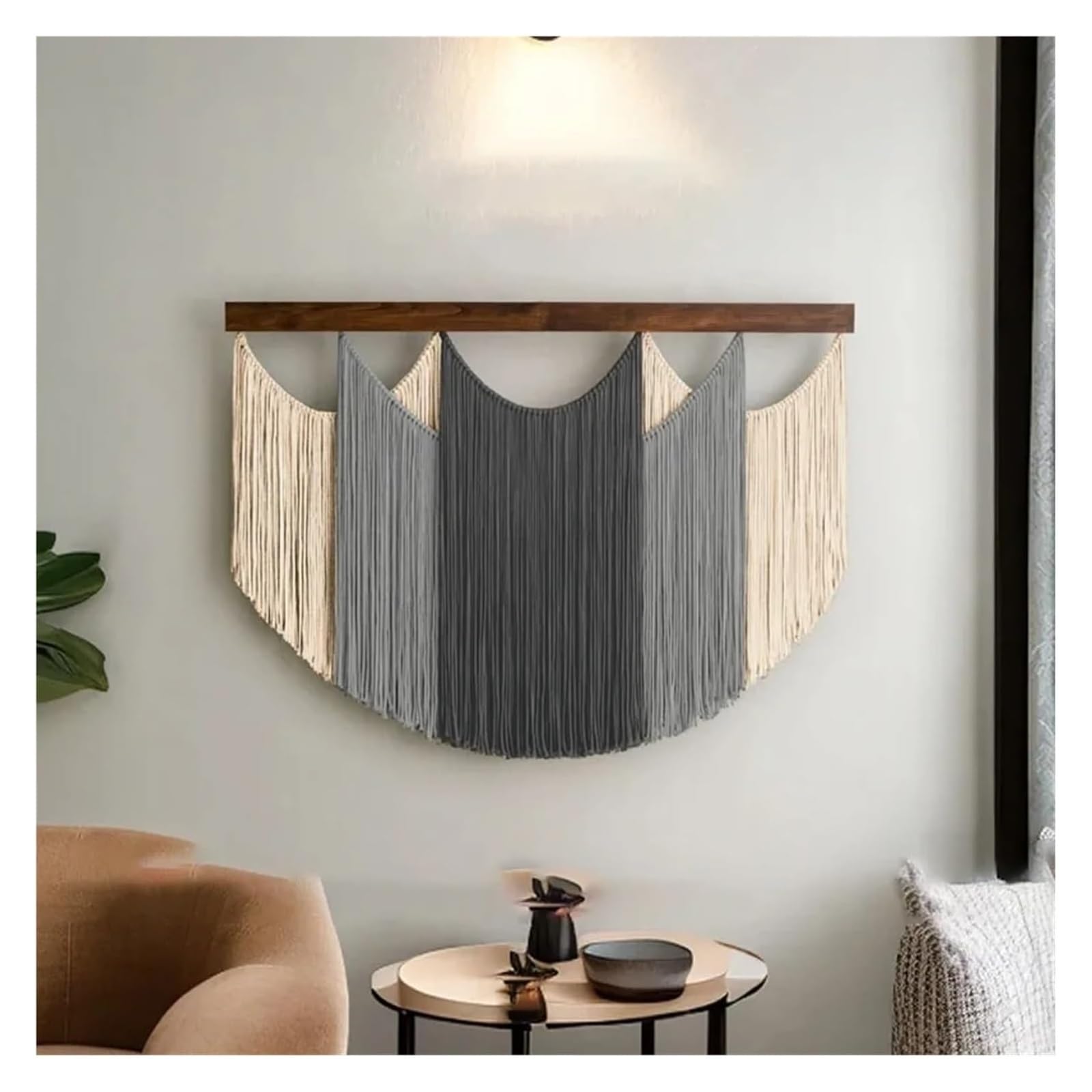 Tapiz de macramé Tejido a Mano algodón