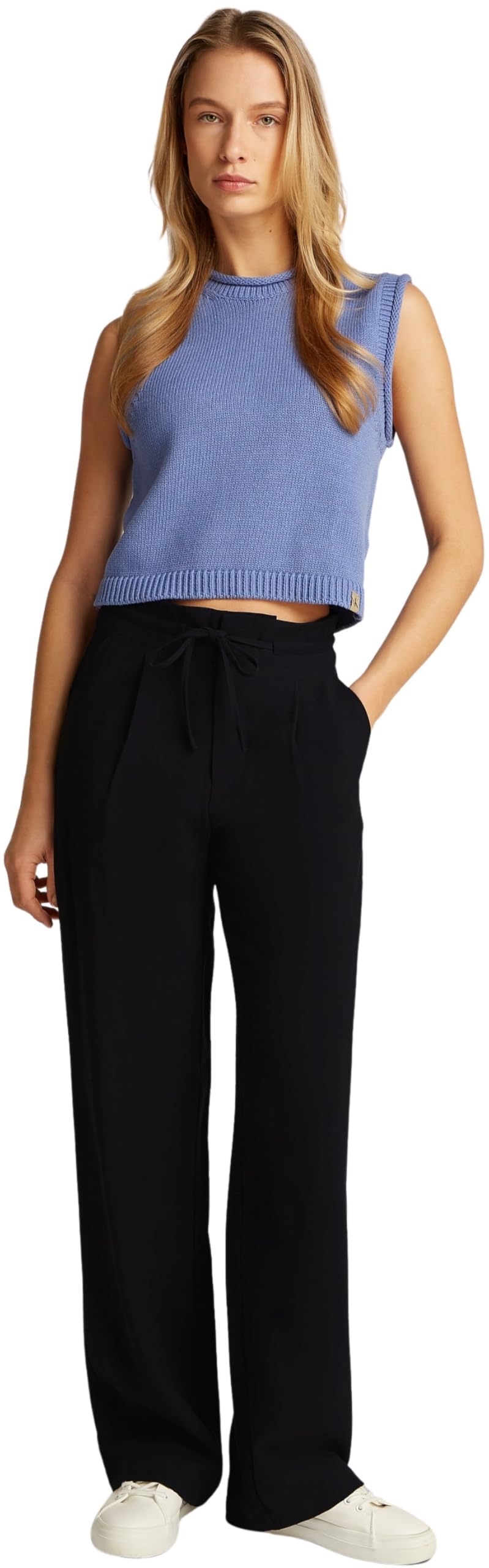 Calvin Klein - Ecovero Relaxed Straight Pant J20j225339, Altri Pantaloni Casual Donna