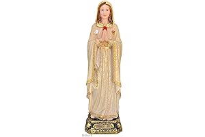 16 Inch Rosa Mistica Virgin Mary Statue