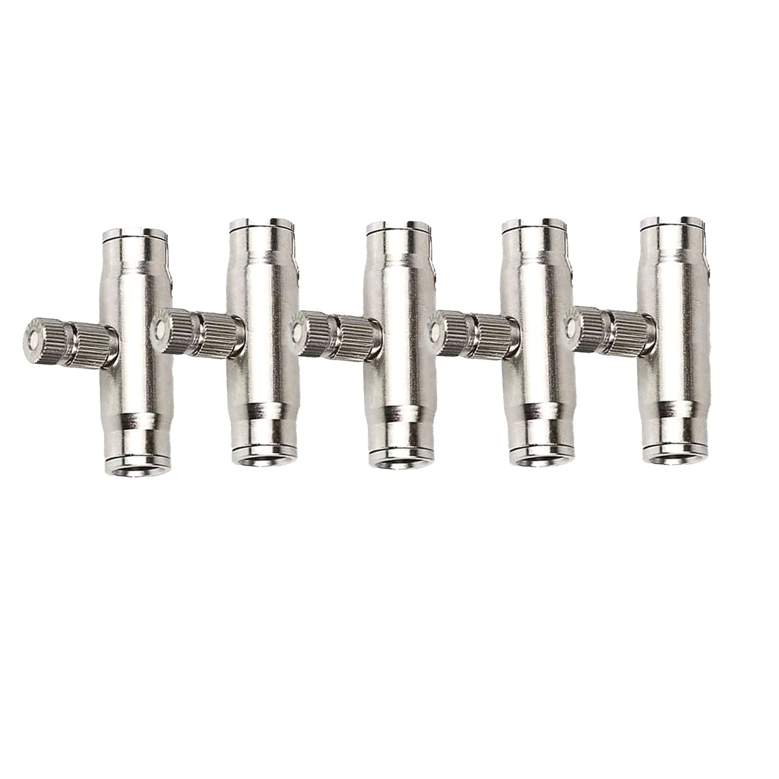 Boquillas de nebulización para patios, Boquillas de microniebla latón alta presión, paquete 30, 10/24 UNC, 0,1-0,8 mm, conector rápido 3/8
