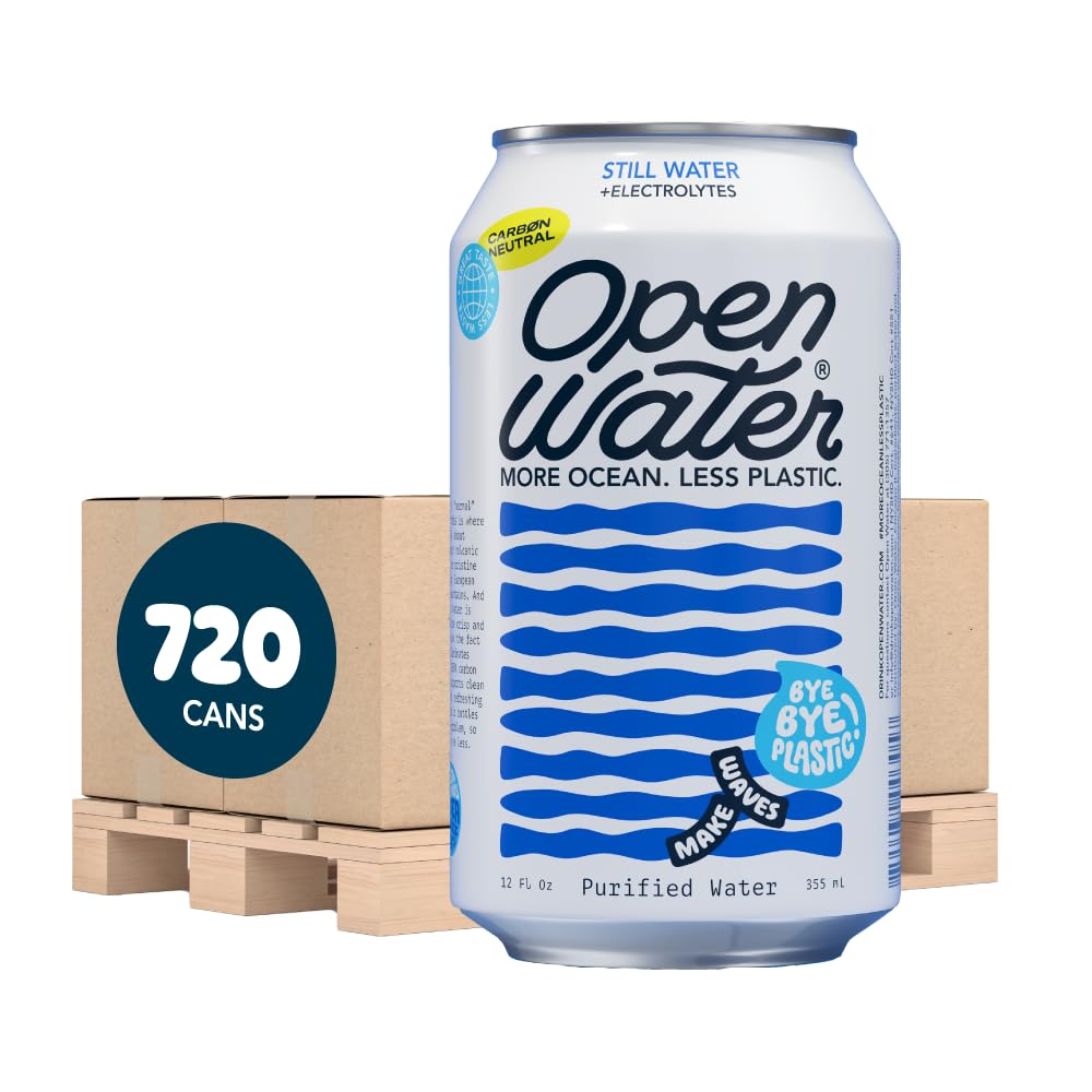 Open Water - Still 12oz Cans (Mini Pallet 60 Cases 720 cans - Canned Still Water)