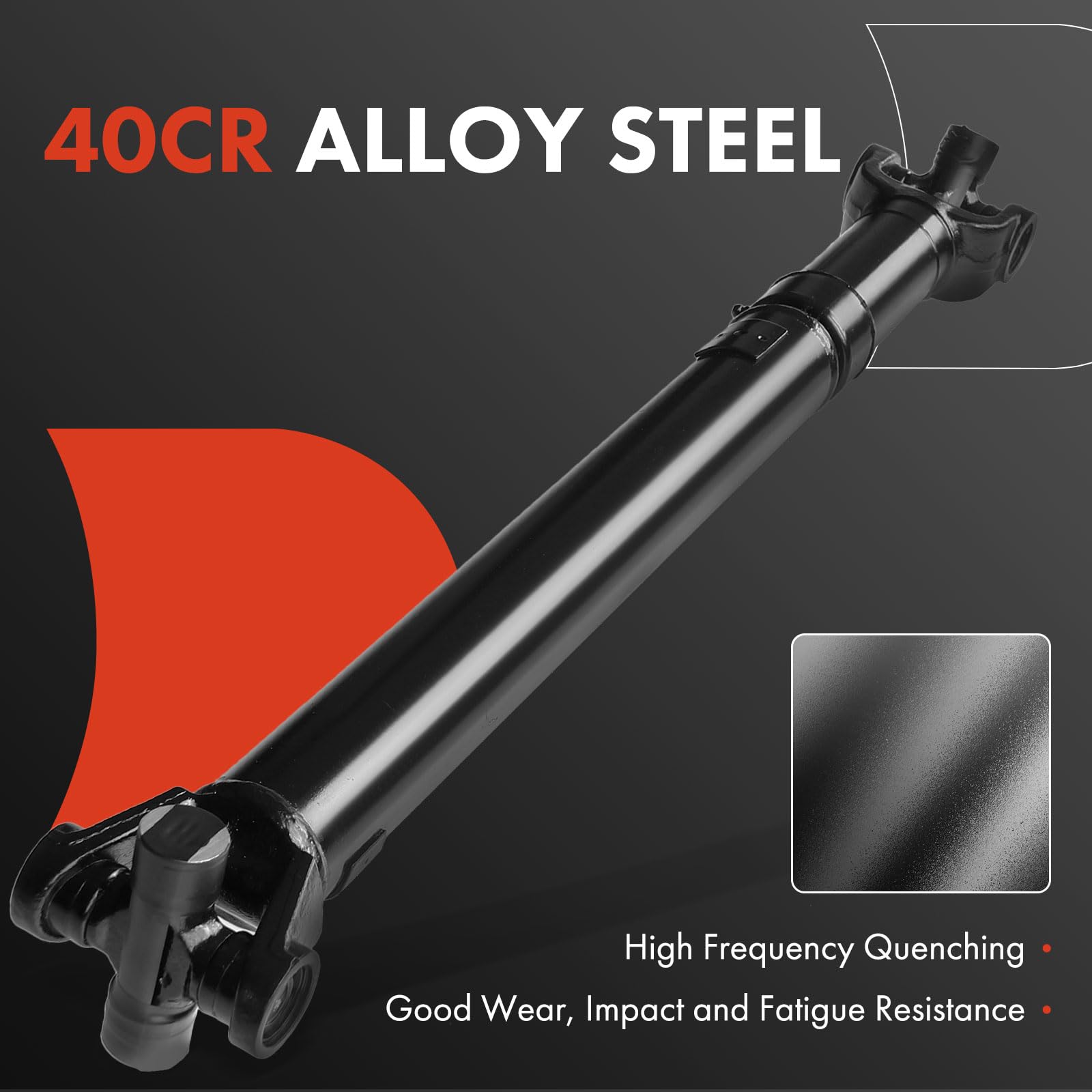 Driveshaft Prop Shaft Assembly Front For Oldsmobile Bravada