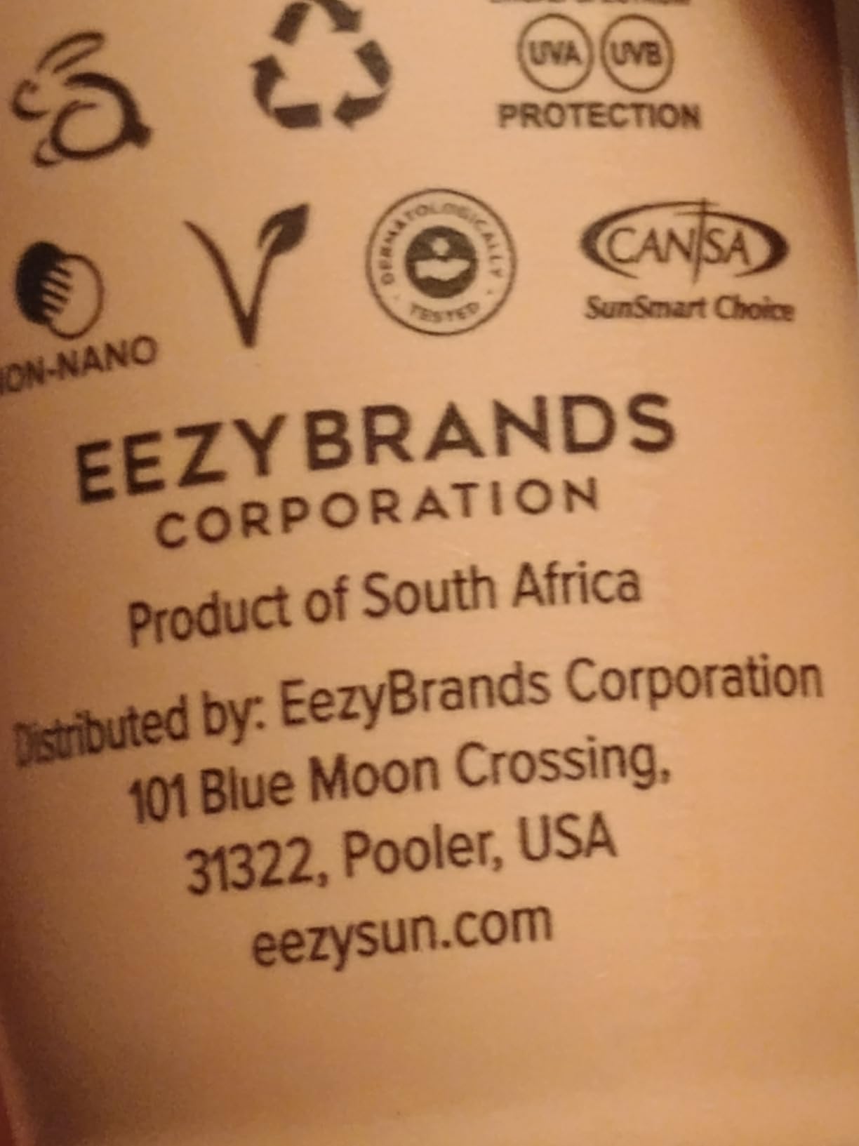 EEZYSUN BARE Tinted Sunscreen for Face SPF 50 - Non-Greasy, Weightless, Water-Resistant, Vegan & Reef-Safe Tinted Moisturizer with SPF, Hyaluronic Acid, Jojoba Oil - All Skin Types, 1.69 fl oz - Deep