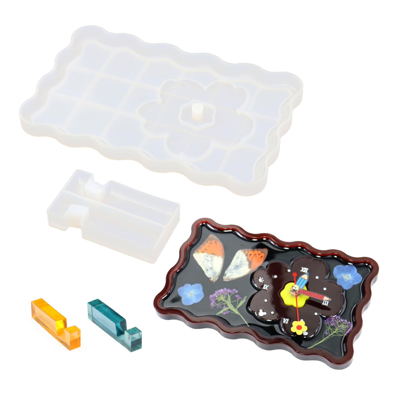 Woedpez Silicone for Creating Clock Dials Crafting Using Resin for Home Decoration Craft