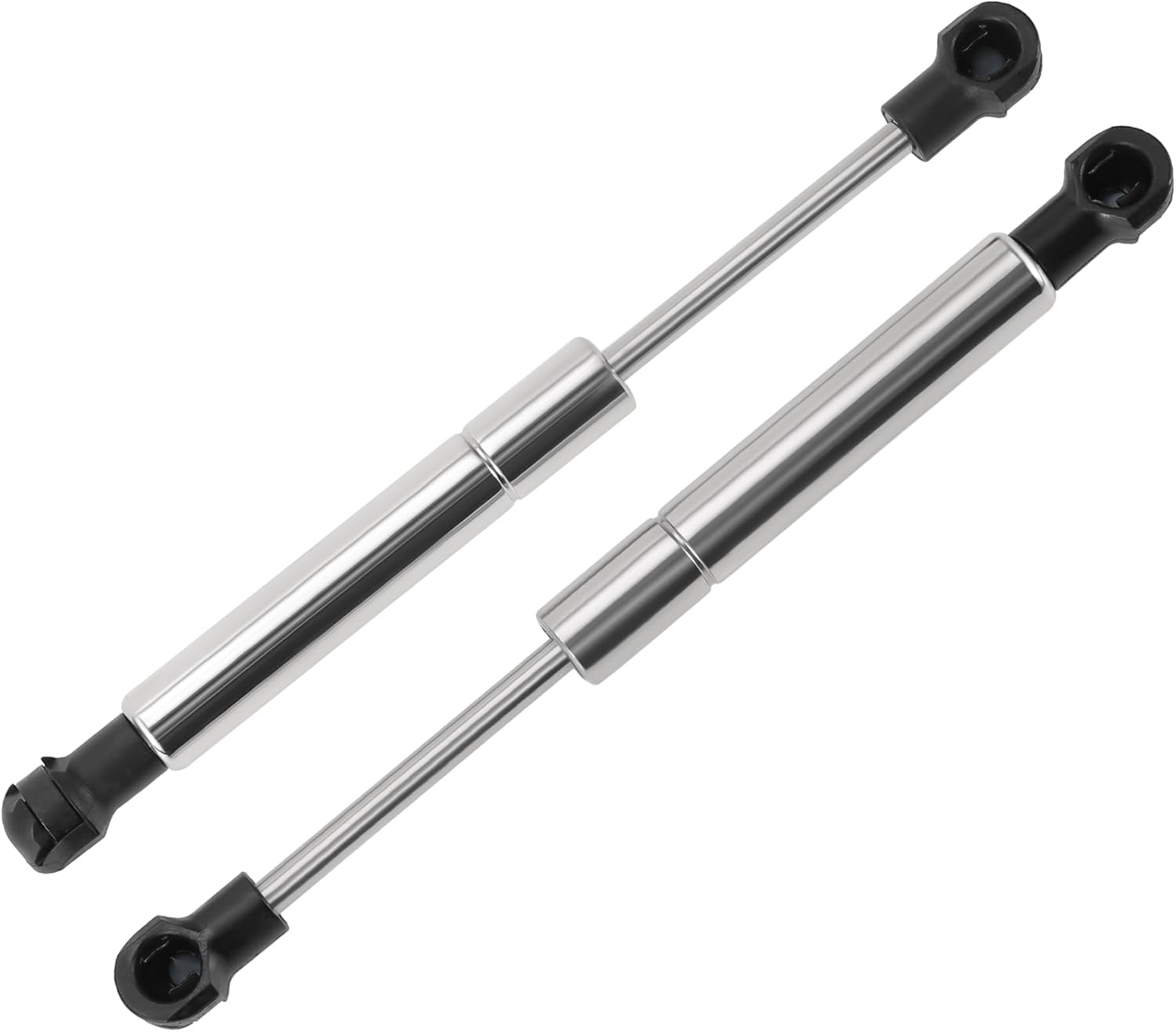 Motoforti 7.5inch/190mm 20lb/90N/9kg Stainless Steel Lift Support Struts Marine Boat Hatch Gas Springs Plastic End Fitting 2 Pcs