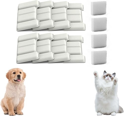 Cuenco para perro Vetiflow, fuente de agua para perros, cuenco de agua filtrada de 3.2 l, acero inoxidable fácil de limpiar, sistemas de riego de