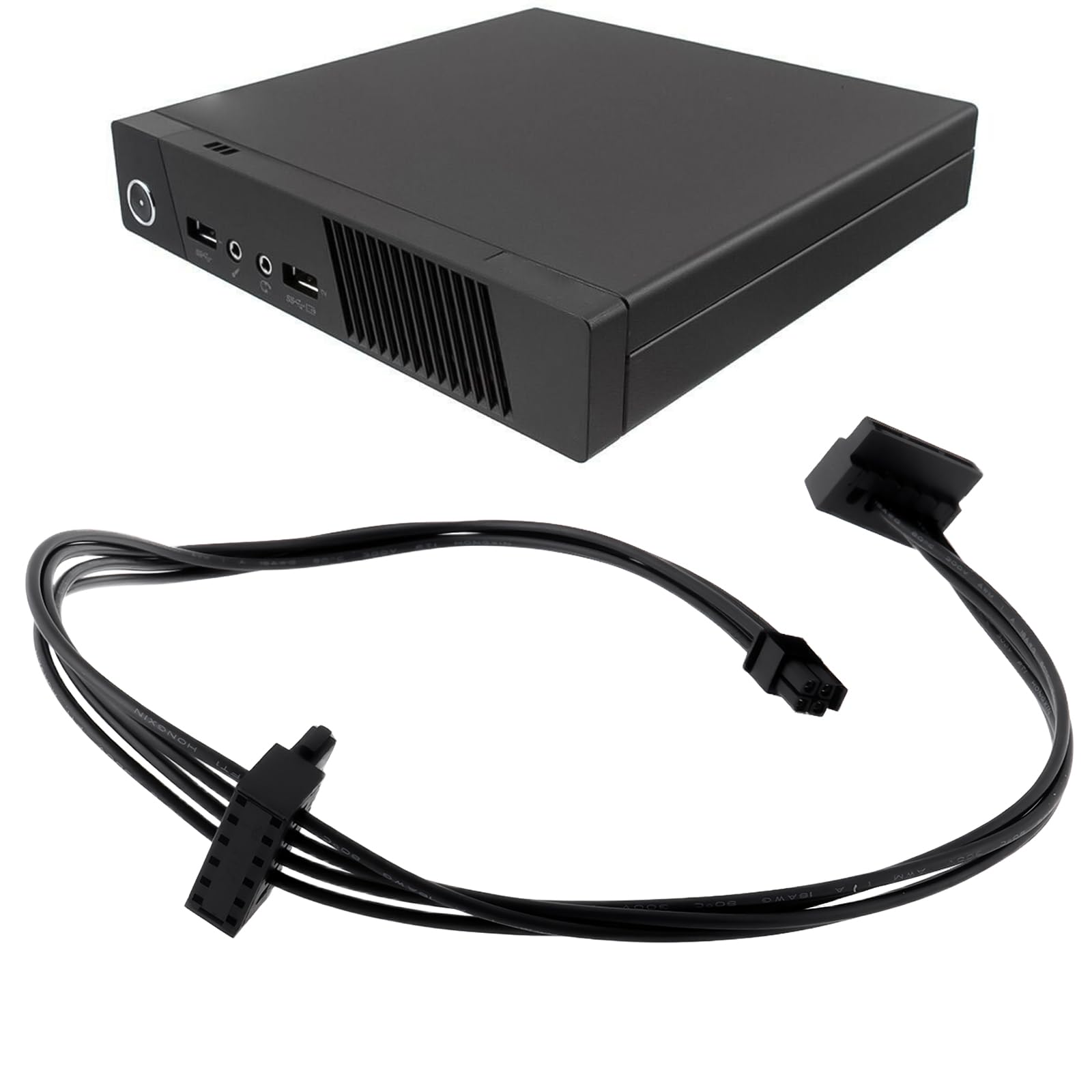 2 szt. Mini 4-pinowy na 2-pinowy dysk twardy SATA o długości 45 cm kompatybilny z Lenovo M410 M610 M415